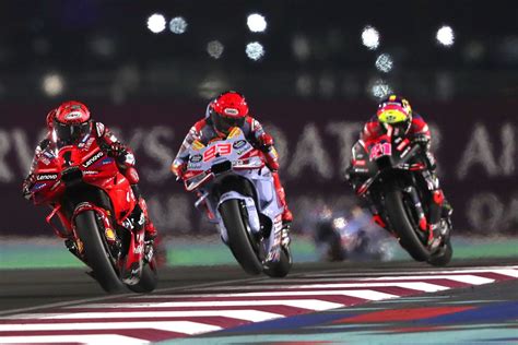 MotoGP Qatar GP: Bagnaia wins thriller, Marquez .